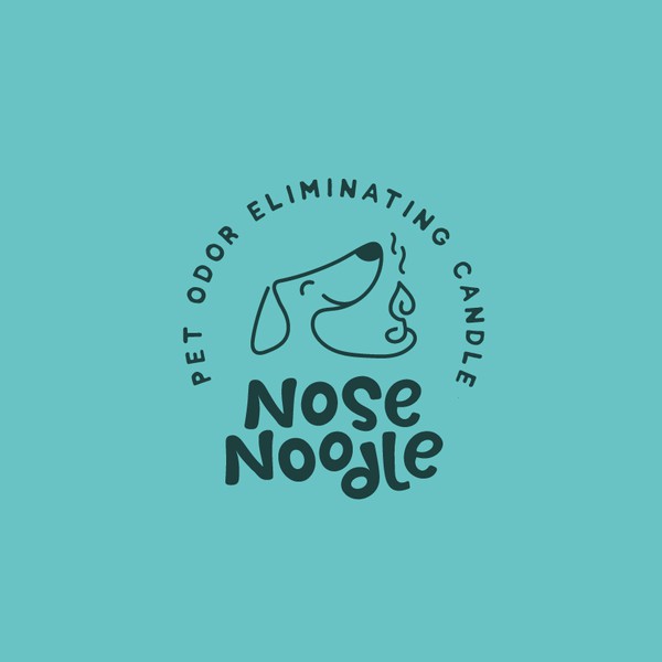 Logo for a pet odor eliminating candle