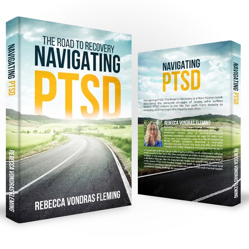 Design a book cover to grab attention for Navigating PTSD: The Road to Recovery Design von Evocative ✘
