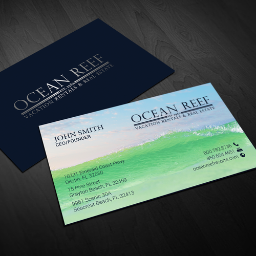 Design a fun, beach-inspired Business Card Design by chandrayaan.creative