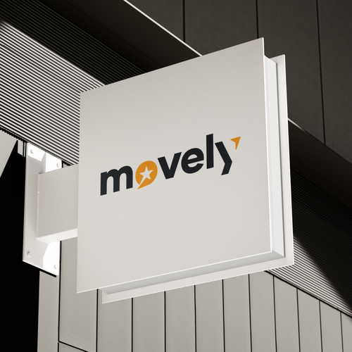 movely wesbite logo design Design by zudsign