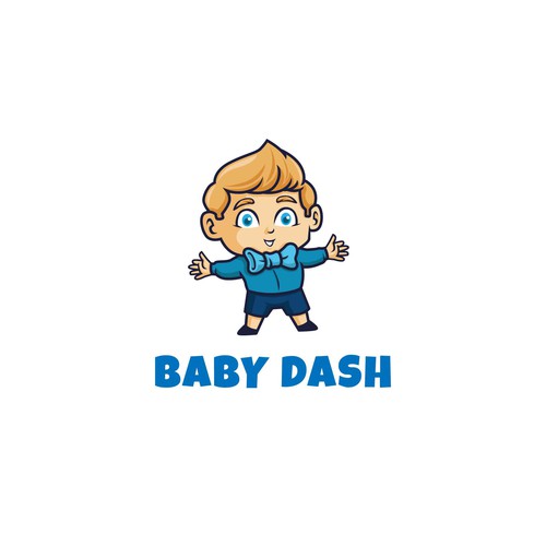 The baby dash - mascot logo, Logo design contest