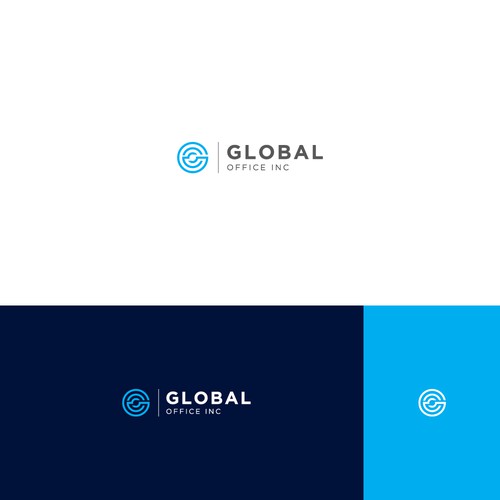 Design a powerful logo for an office equipment company that has global capabilities. Design by sammynerva