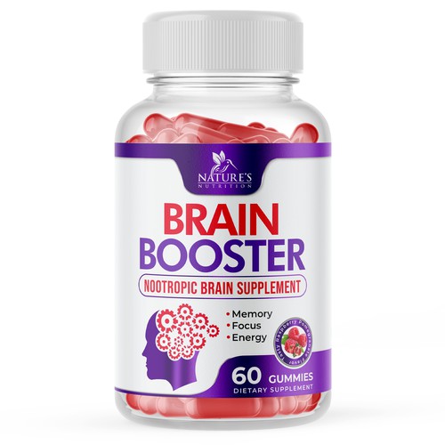 Brain Booster Supplement Design Needed for Nature's Nutrition Design by UnderTheSea™