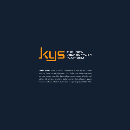 Logo for suppliers data platform Réalisé par Swegear™