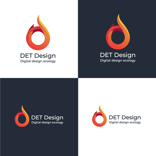 DET——Industrial Design Company Logo Design (Gold) Design by DWRD