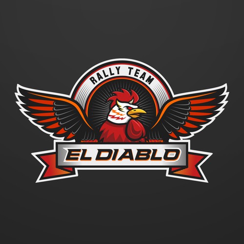 El diablo rally team - spanish for fighting chicken | Logo design contest |  99designs