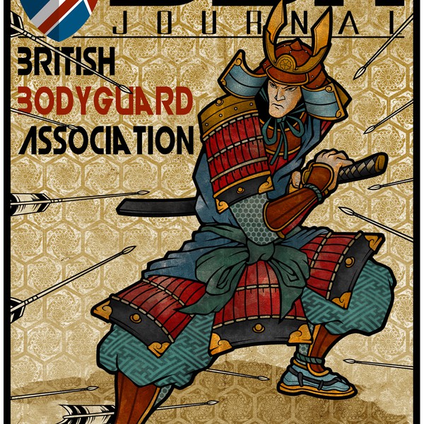 Japanese Samurai illustration to represent modern day bodyguards