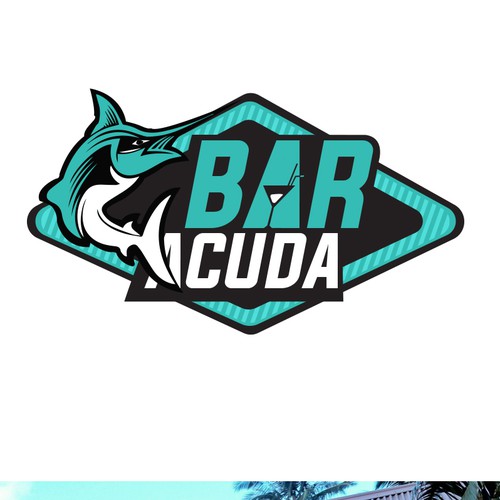 Logo for BAR ACUDA beach bar Design by GridDigitals