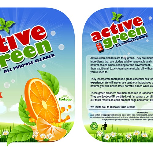 New print or packaging design wanted for Active Green Réalisé par Minel Paul V