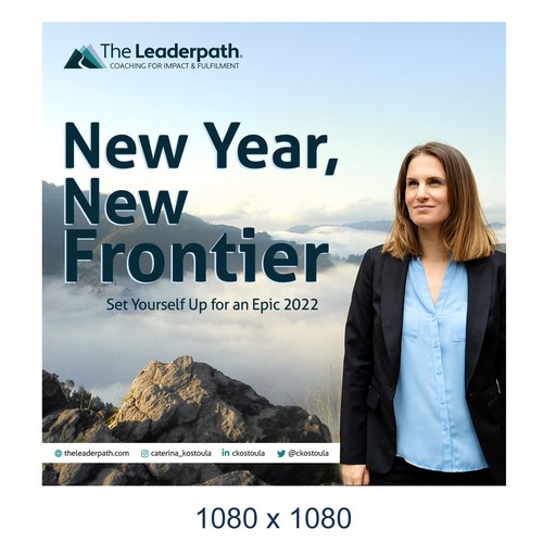 New Year, New Frontier Workshop Banner Design by Shearyadi