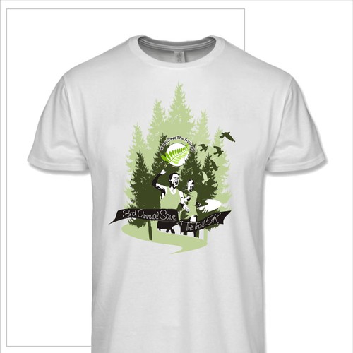 New t-shirt design wanted for Friends of the Capital Crescent Trail Réalisé par MAGIKIO