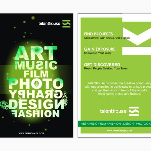 Designers: Get Creative! Flyer for Talenthouse... Ontwerp door bubble dreams