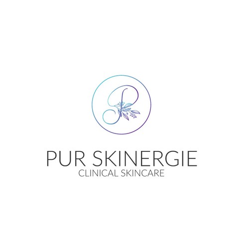 Simple, colorful, modern-ish logo for clinical acne/anti-products. Design by margipansiniya