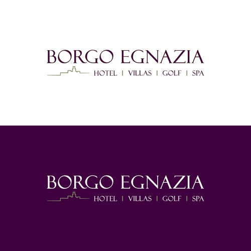 Modern but elegant logo for luxury resort in Italy Design by LiorG