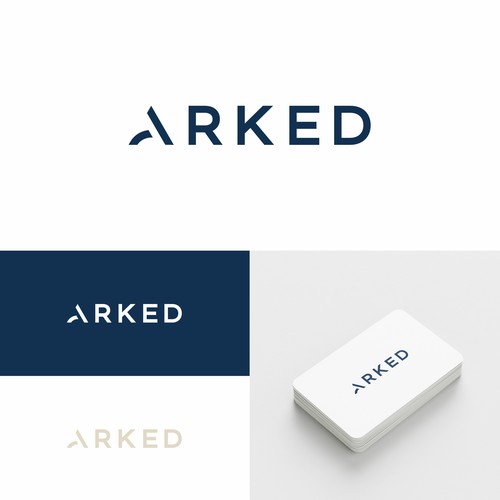 Logo and brand design for Arked Oy Design by polykindly