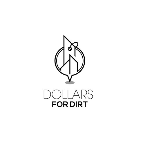 Design the best Dollars for Dirt Logo for a up and coming real estate land investing business Design by Abdul Mukit