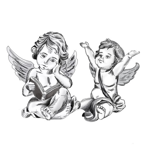 Cherubs at Play Design by arbitise