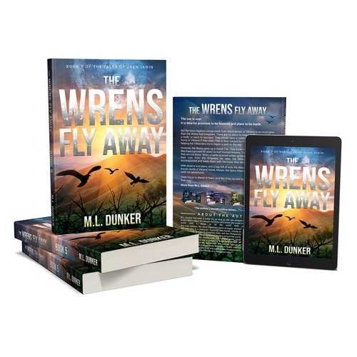 Cover Contest For A Fiction Series The Wrens Fly Away - Book 5 Design por Kareem.S