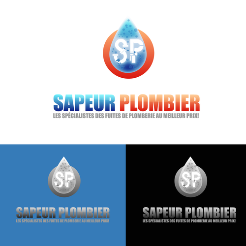 Creer Un Logo Texte Ou Texte Dessin Pour Sapeur Plombier Logo Design Contest 99designs