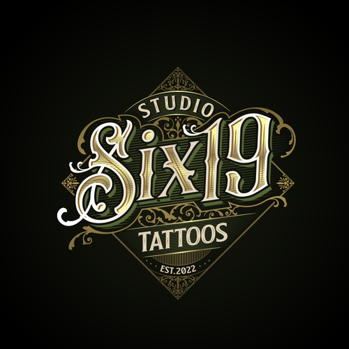 Vintage Tattoo Shop Logo Diseño de Nikola Pantić