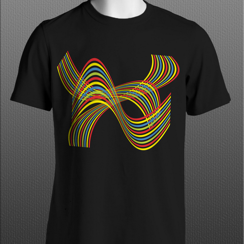 Design Line Graph T-Shirt por lelaart