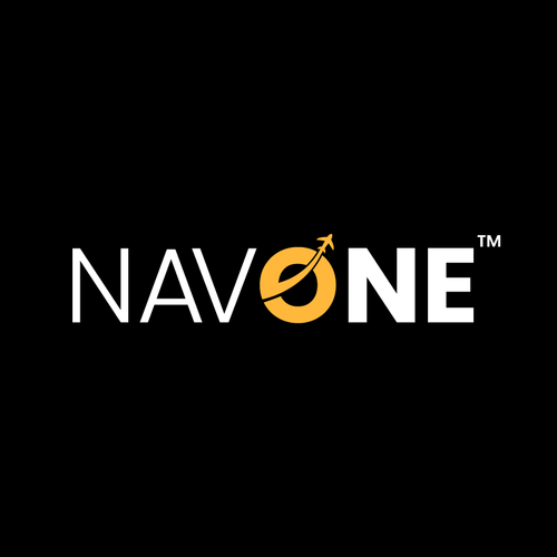 NavOne Logo - Sub Brand of NavPass.aero Design by yasiraliii