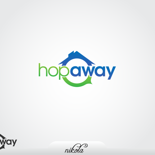 HopAway: Design a logo for the most exciting social travel site! Diseño de Niko!a