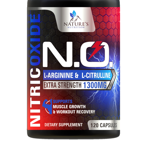 Nitric Oxide label design needed for Nature's Nutrition Réalisé par Aalamvision