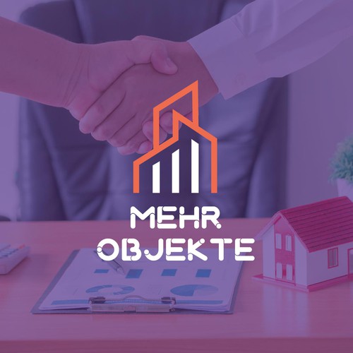 Corporate identy and logo for real estate marketing agency Design by MH. Designs