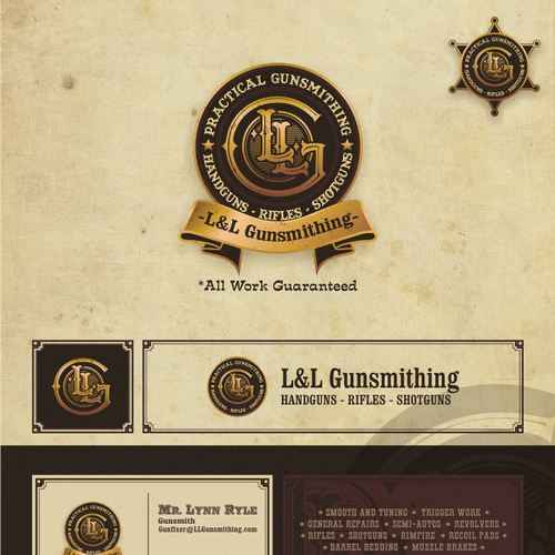 Gunsmith needs New Logo & Business Card Design Design by BRGHT✦