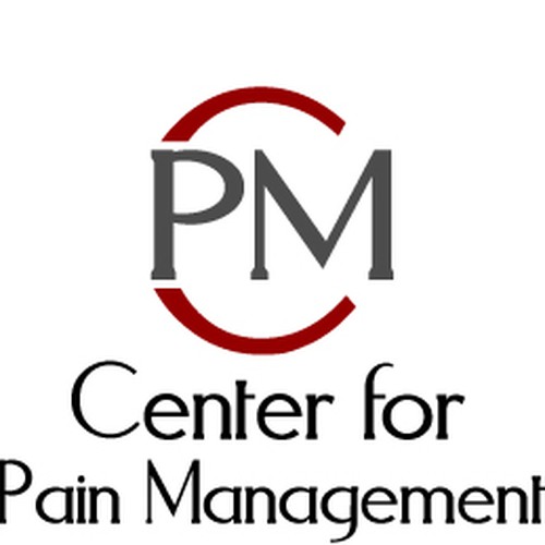 Center for Pain Management logo design デザイン by ShayJF