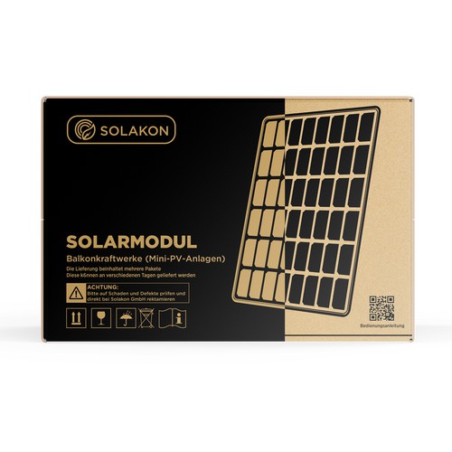 Create a nice Packaging Design for Solar Panels Design by Rajith Shantha