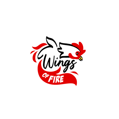 WINGS OF FIRE LOGO Design by Joezua and