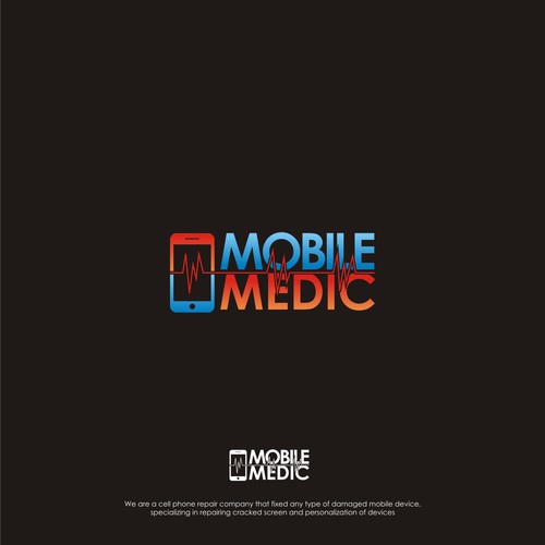 mobile repair logo design