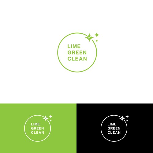 Lime Green Clean Logo and Branding Diseño de creativziner