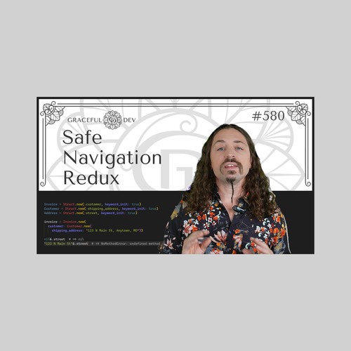 Video (YouTube etc.) Thumbnail Template for Software Development Screencast Episodes Design by ghandy ginanjar
