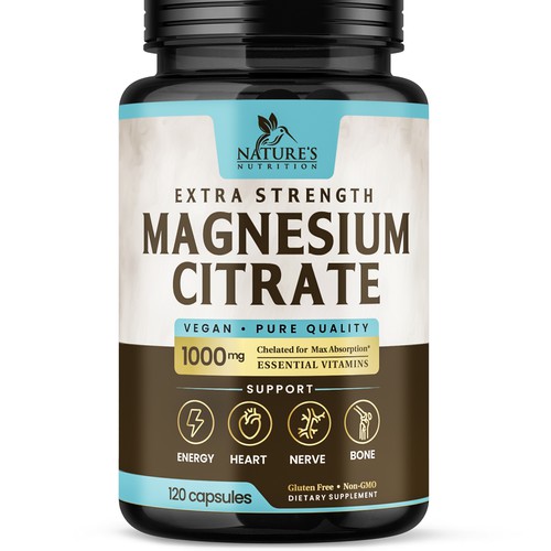 Premium Magnesium Citrate Design needed for Nature's Nutrition Design by Davi Giolo ★