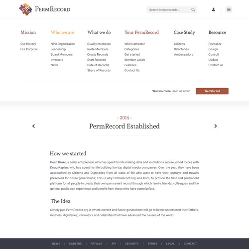 Show the world the most important personal knowledge base of all time Design by Mark Calvin