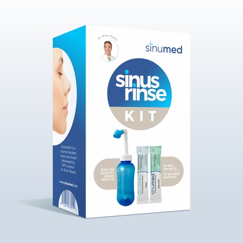 Designs | Redesign Flagship Packaging for Sinumed® Sinus Care System ...