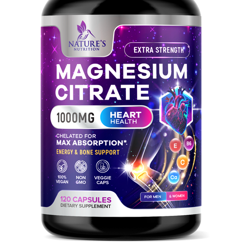 Premium Magnesium Citrate Design needed for Nature's Nutrition Design by TUNSAY