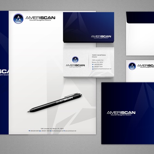 New stationery wanted for ameriscan デザイン by smashingbug