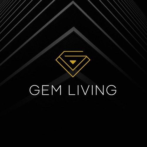 Geometrical, minimalist, modern brand design for Gem Living Design by Congrats!