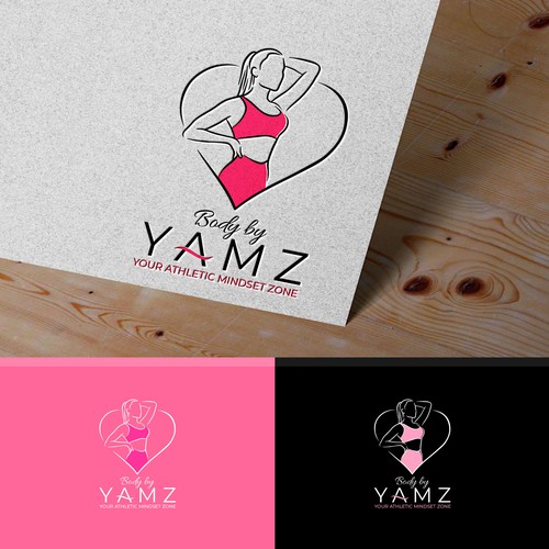 new gym women's trainer. I want my logo to be girly Design by MamatFa