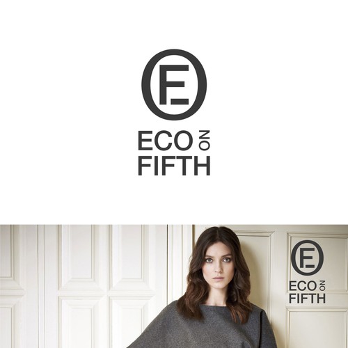 Elegant and Chic Eco Fashion Logo Design by DiFi