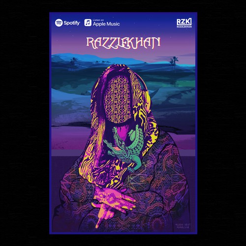 Designs | Design a weird, creative poster for a female rapper | Poster ...