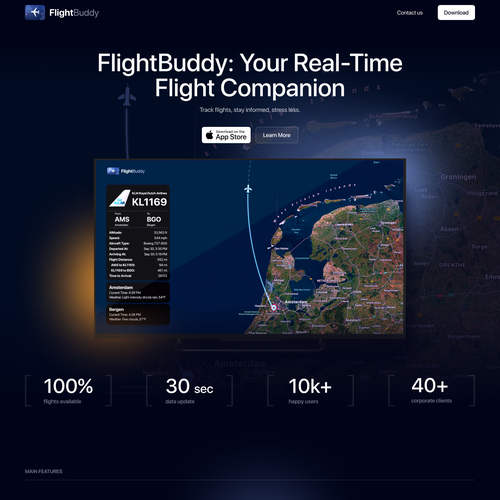 Landing page design contest entry by FaTiH™