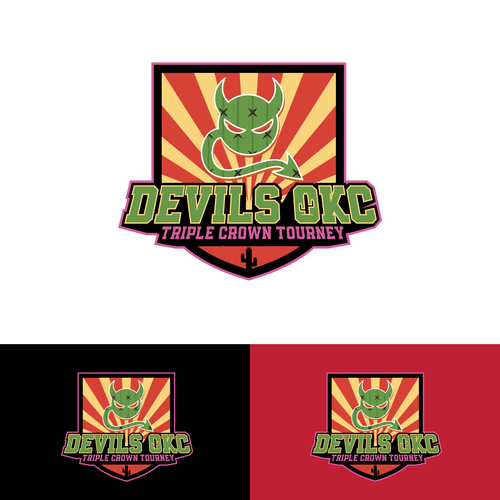 Design di AZ Devils > OKC Triple Crown Tournament T-Shirt Design di 2K Desain