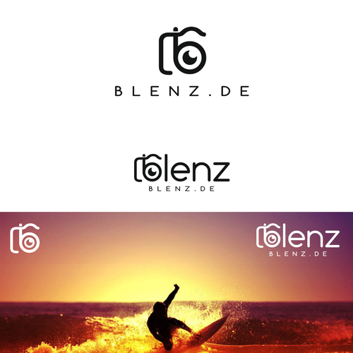 photography logo blenz.de Design by cv design