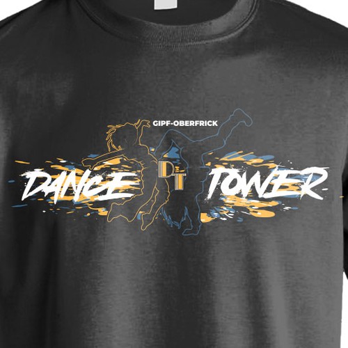 T-shirt Design - Dance Tower Design by mozaikworld