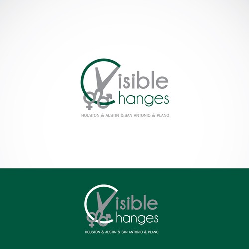 Design di Create a new logo for Visible Changes Hair Salons di modeluxdesign